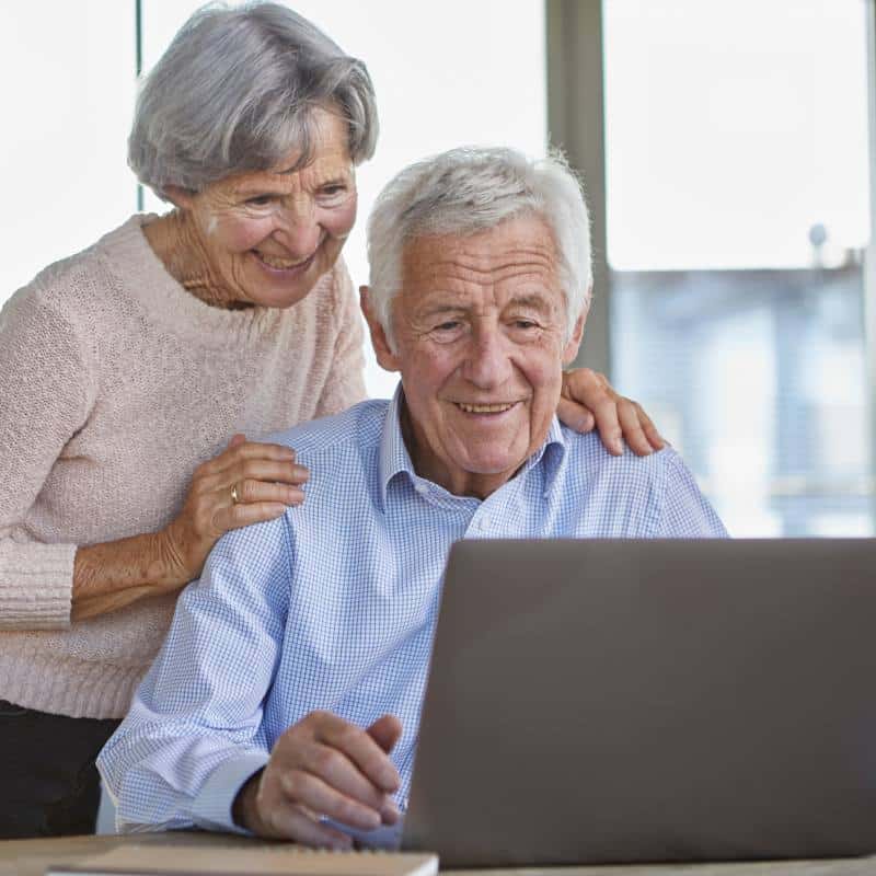 Edition of Saginaw | Senior couple using a computer