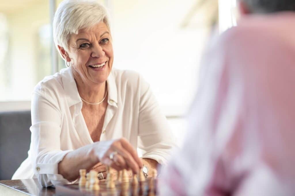 Edition of Saginaw | Seniors playing chess