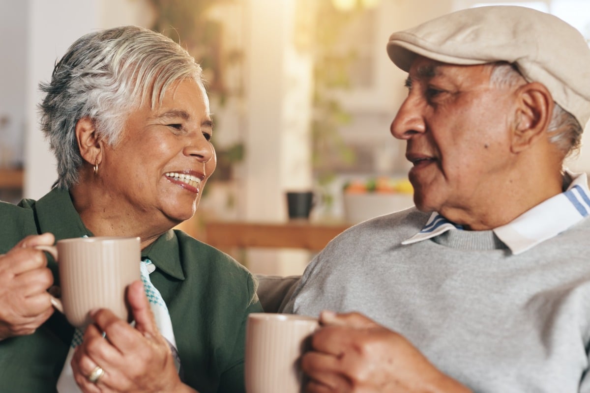 Edition of Saginaw | Senior couple having coffee
